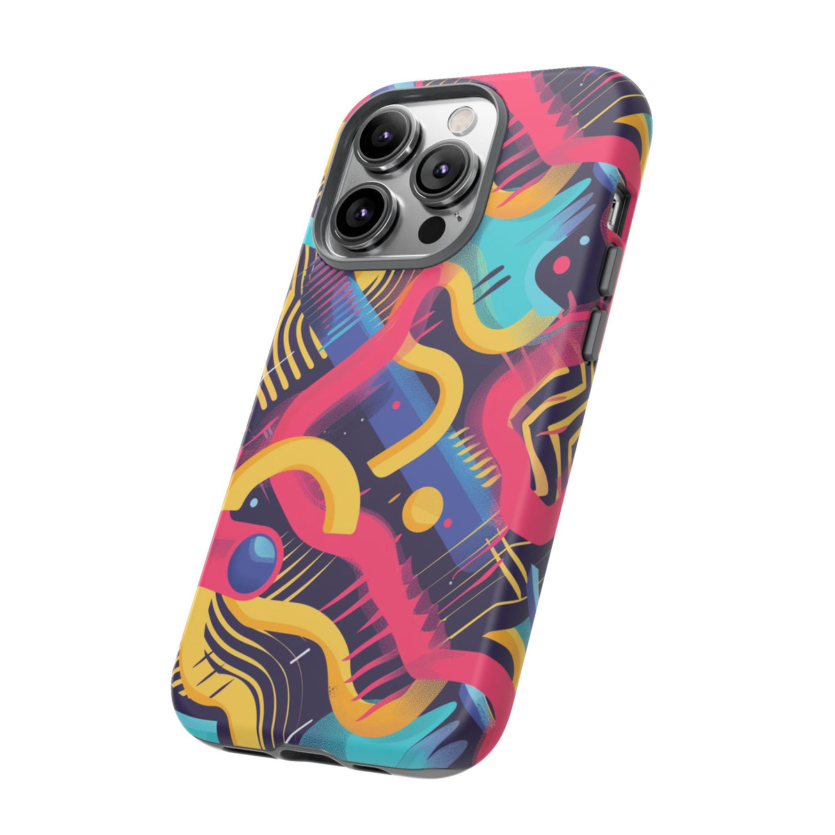 Retro 80s Seamless Phone Case – Vintage Style Meets Modern Protection 2