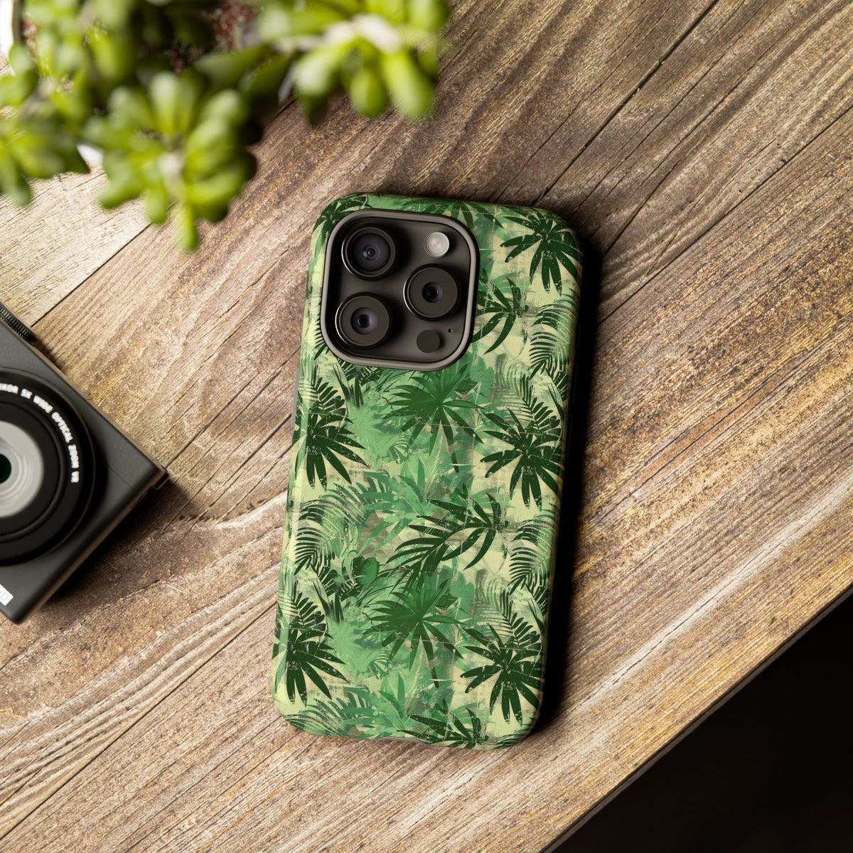 Jungle Pattern Phone Case – Exotic & Lush Design for Your Phone 336