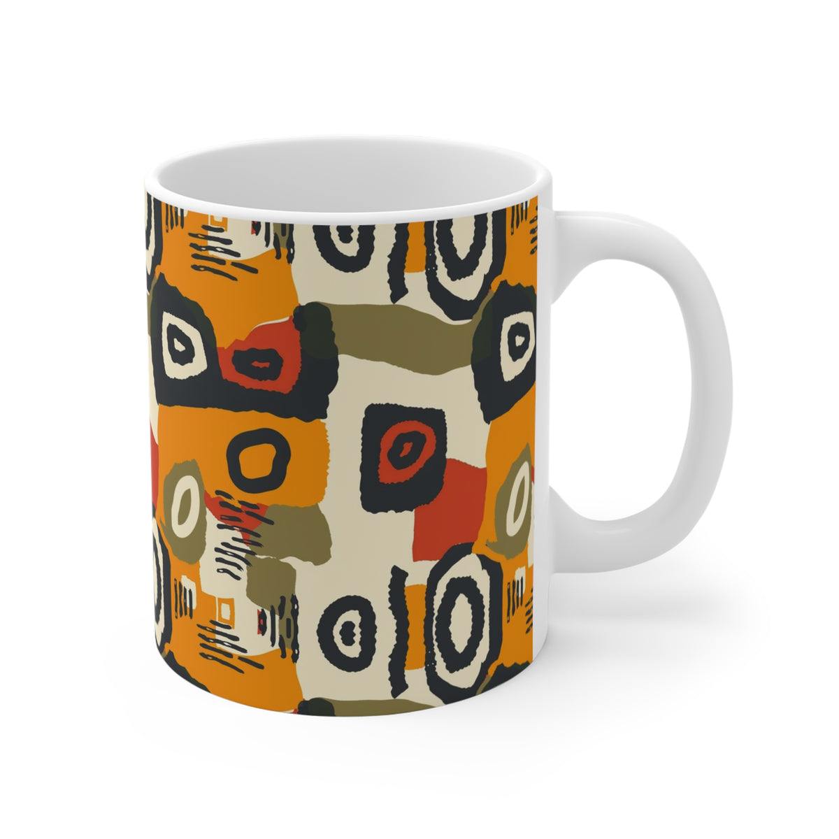 All-Over African Pattern Coffee Mug 221