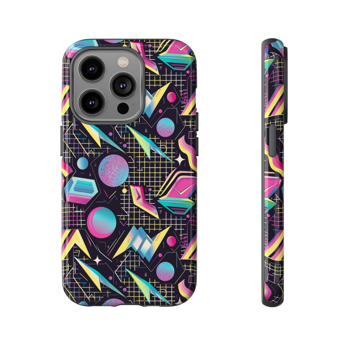 Retro 80s Seamless Phone Case – Vintage Style Meets Modern Protection 086