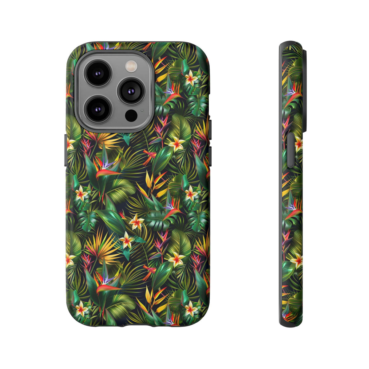 Jungle Pattern Phone Case – Exotic & Lush Design for Your Phone 348