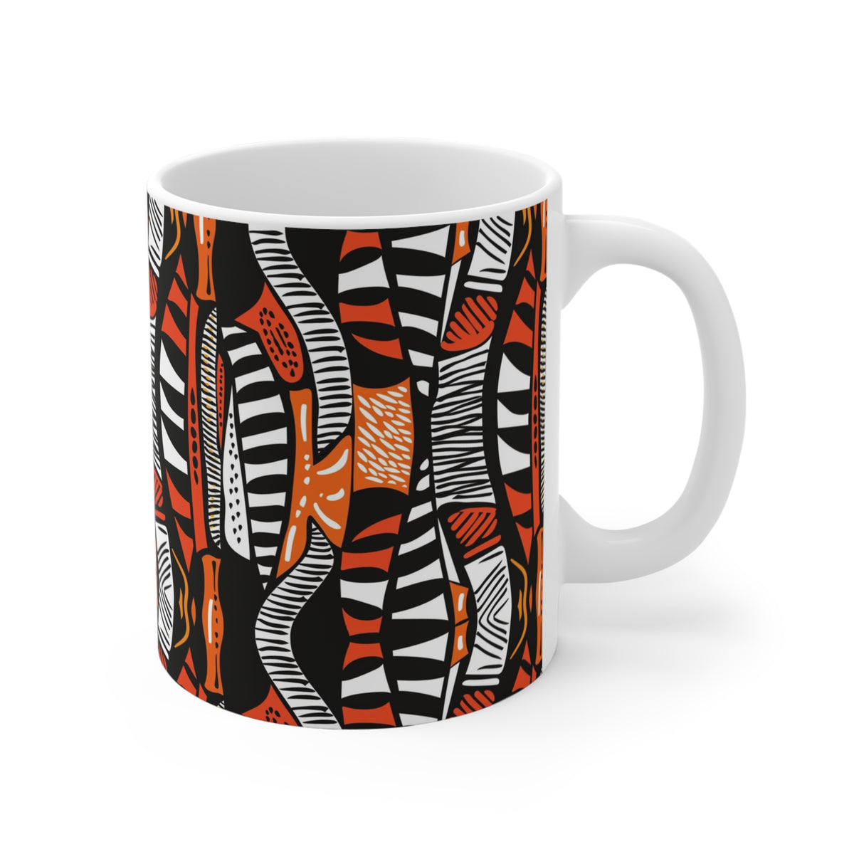 All-Over African Pattern Coffee Mug 700