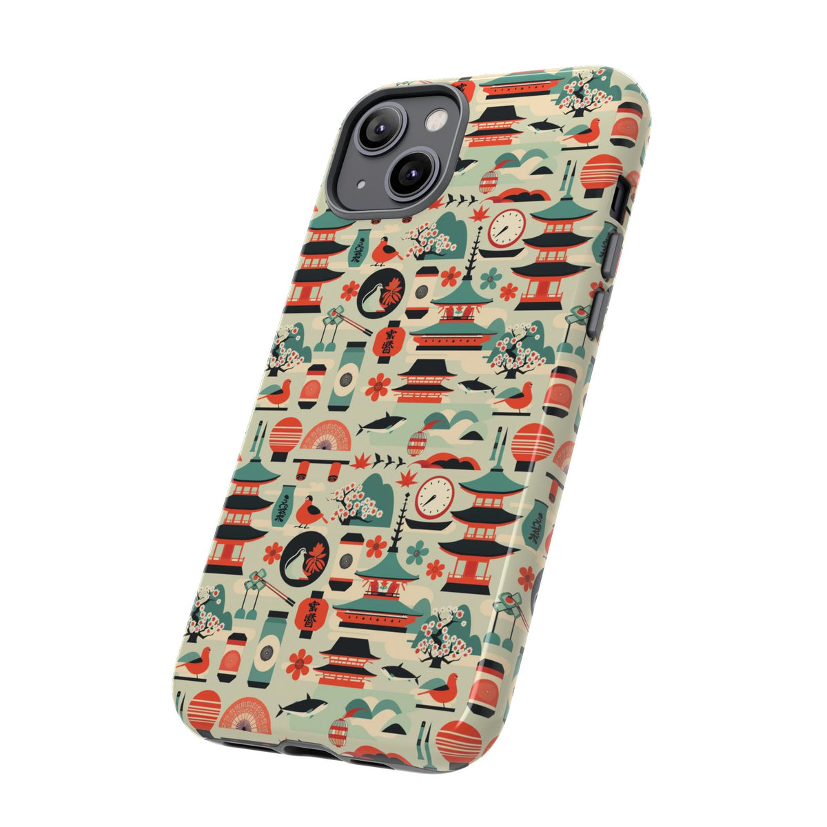 Japanese Pattern Phone Case – Elegant & Timeless Design for Your Phone 105