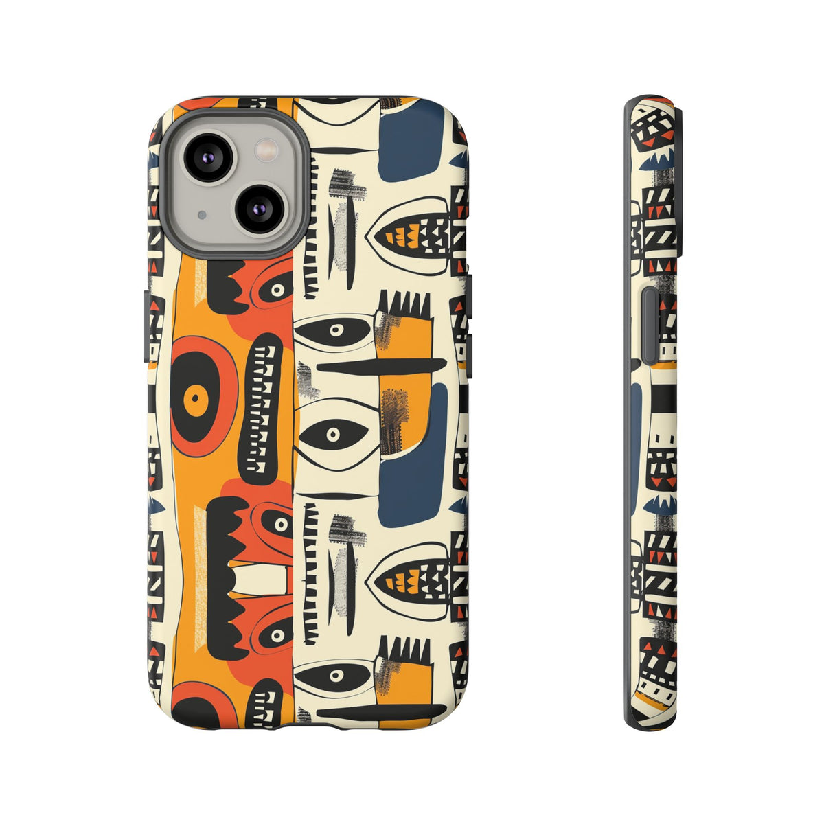 Stylish African Pattern Phone Case – Unique and Vibrant Protection 204