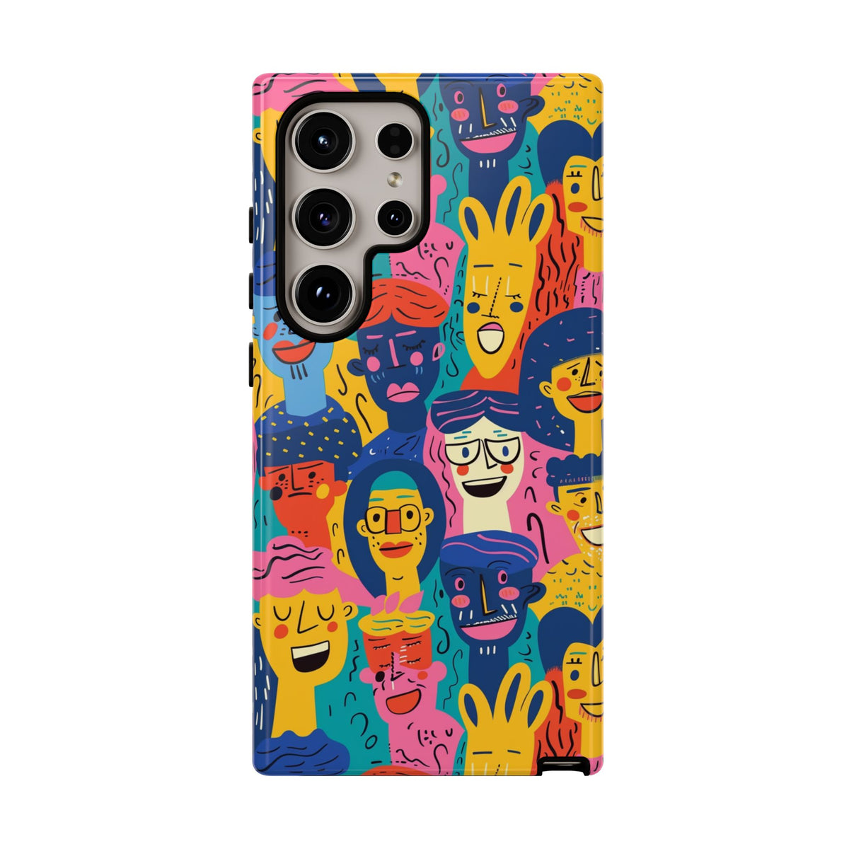 Happy Faces Phone Case – Joyful and Cheerful Design for a Bright Look 6