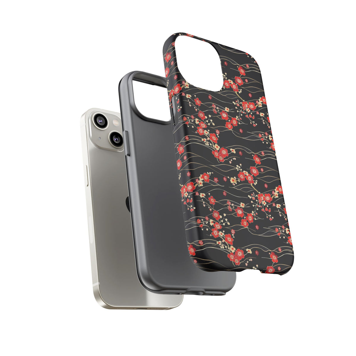 Japanese Pattern Phone Case – Elegant & Timeless Design for Your Phone 041