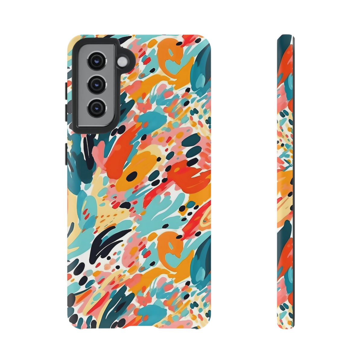 Abstract Painting Design Phone Case – Modern Art-Inspired Phone Cover 7