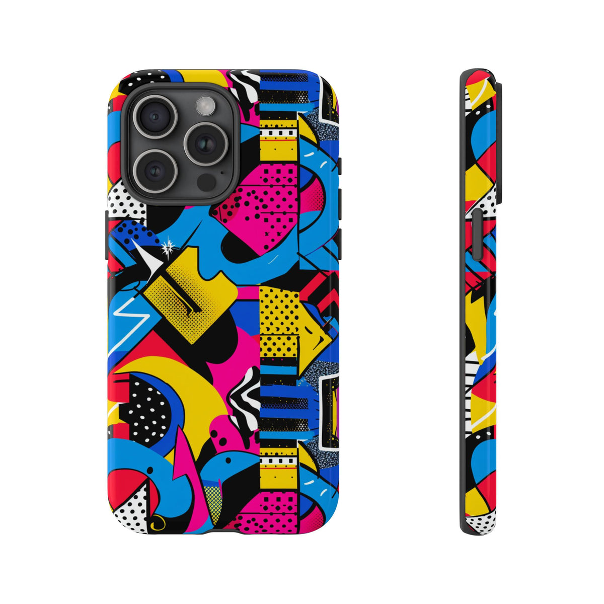 Retro 80s Seamless Phone Case – Vintage Style Meets Modern Protection