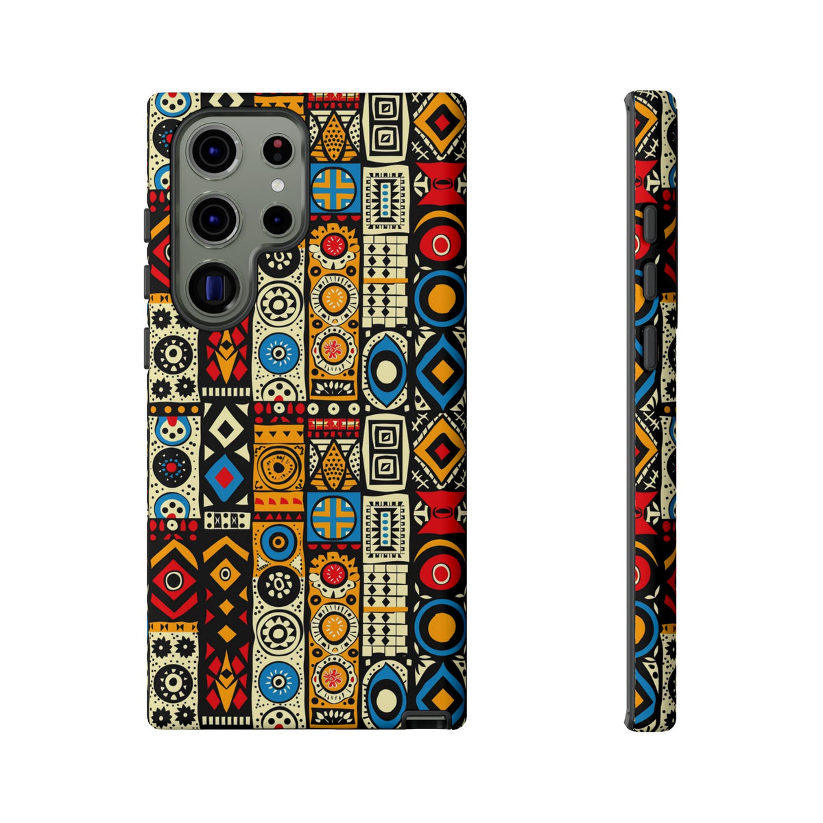 Stylish African Pattern Phone Case – Unique and Vibrant Protection 206