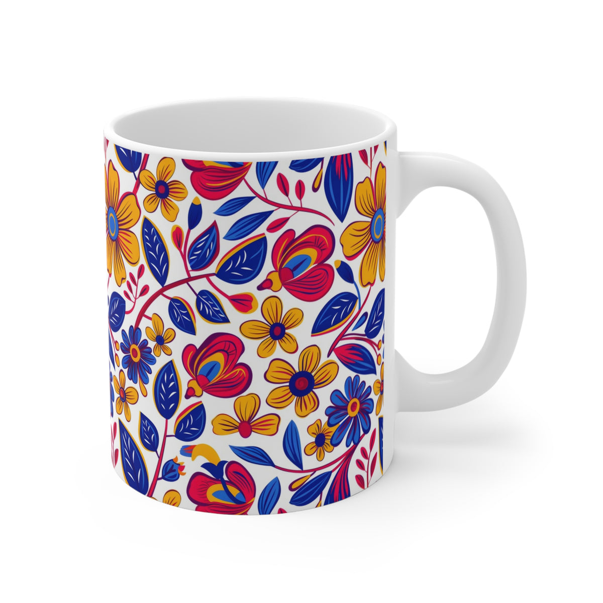 Groove Floral Bohemian Coffee Mug – Perfect for Free Spirits  (16)