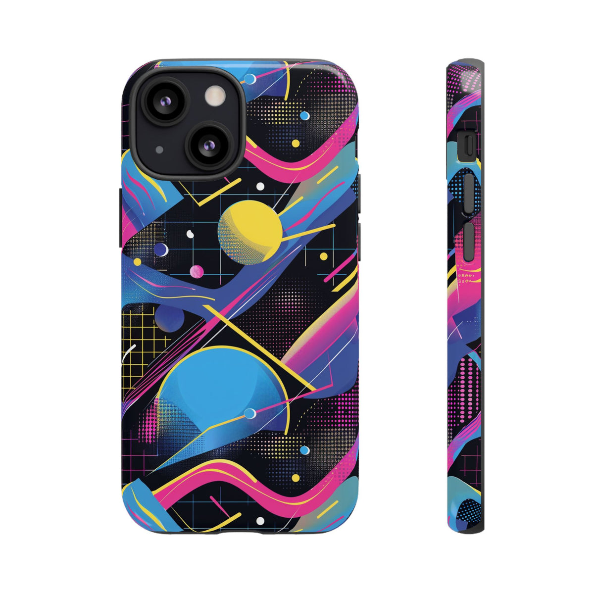 Retro 80s Seamless Phone Case – Vintage Style Meets Modern Protection 14