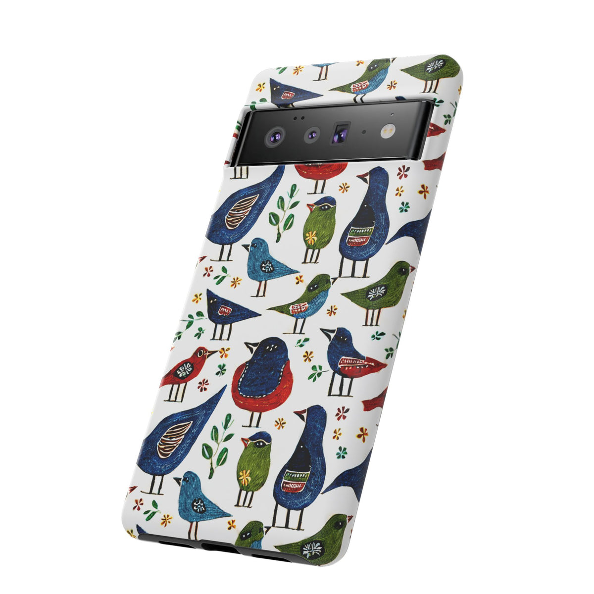 Birds Seamless Pattern Phone Case – Elegant and Timeless Avian Design 12