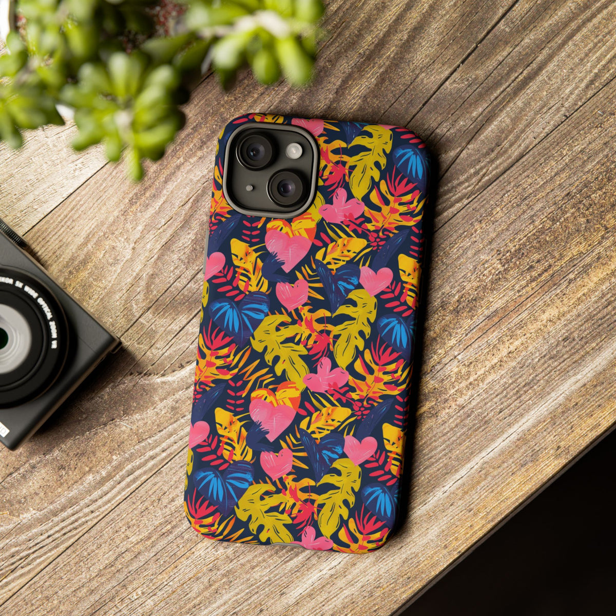 Heart Pattern Phone Case – Stylish & Loving Design for Your Device 360