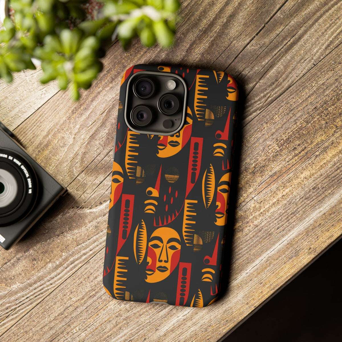 Stylish African Pattern Phone Case – Unique and Vibrant Protection 203