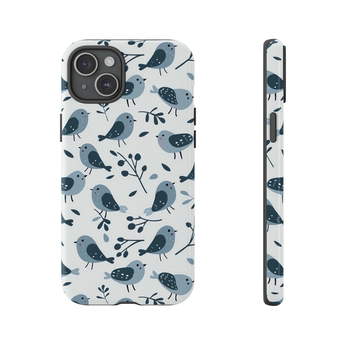 Birds Seamless Pattern Phone Case – Elegant and Timeless Avian Design 10