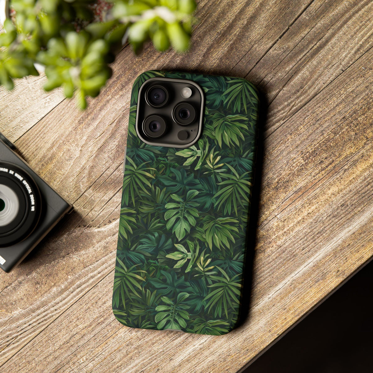 Jungle Pattern Phone Case – Exotic & Lush Design for Your Phone 322