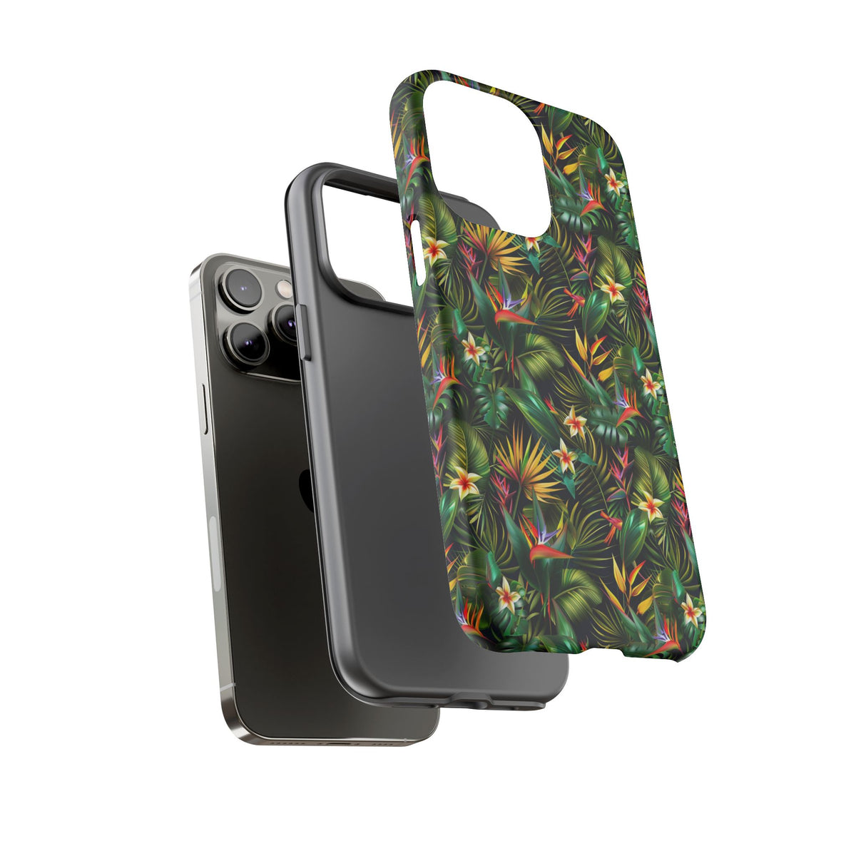 Jungle Pattern Phone Case – Exotic & Lush Design for Your Phone 348