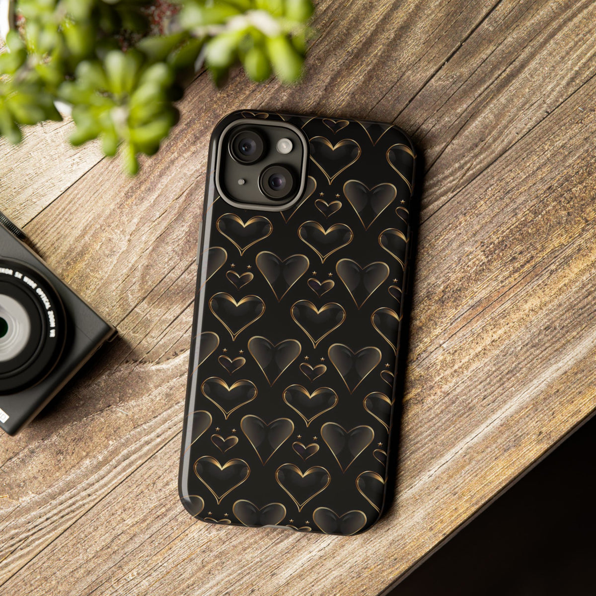 Heart Pattern Phone Case – Stylish & Loving Design for Your Device 362