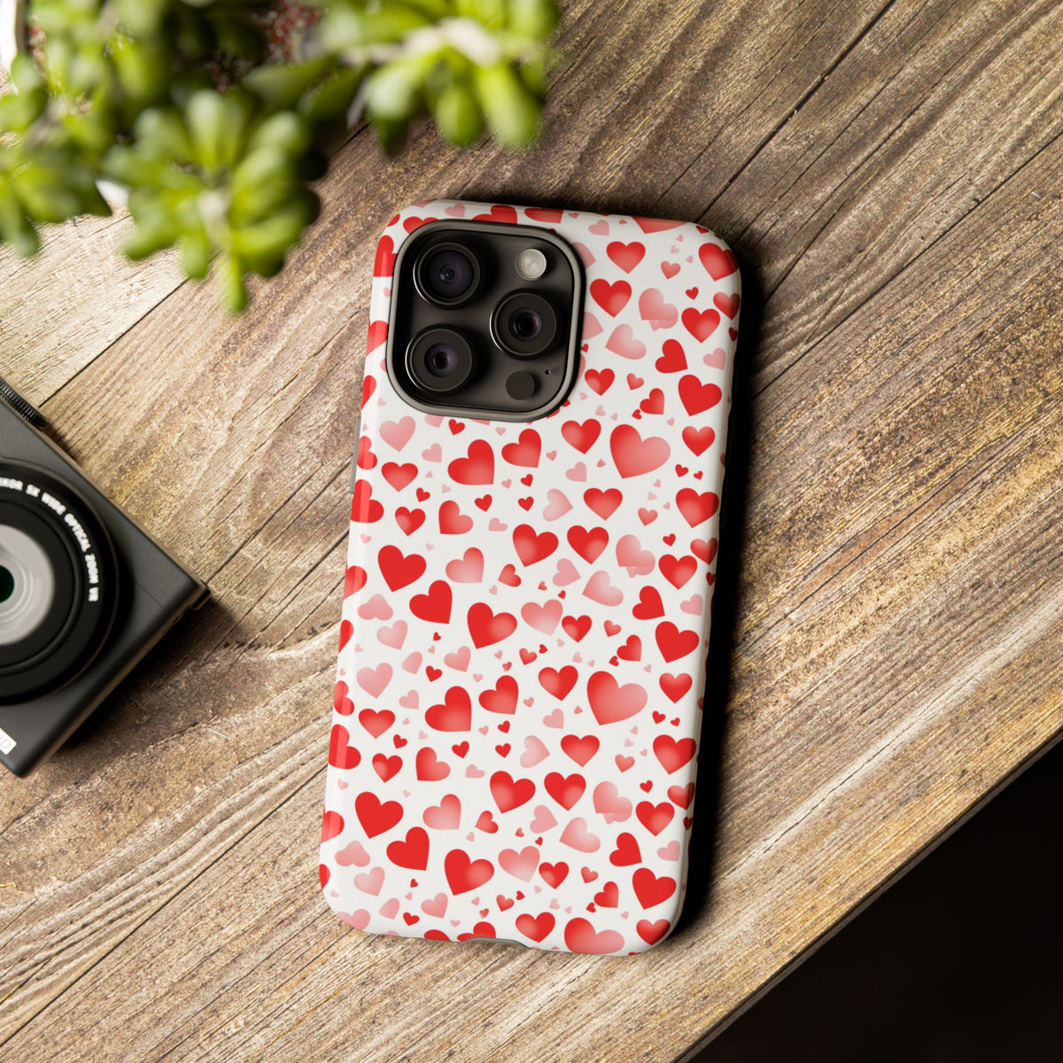 Heart Pattern Phone Case – Stylish & Loving Design for Your Device 231