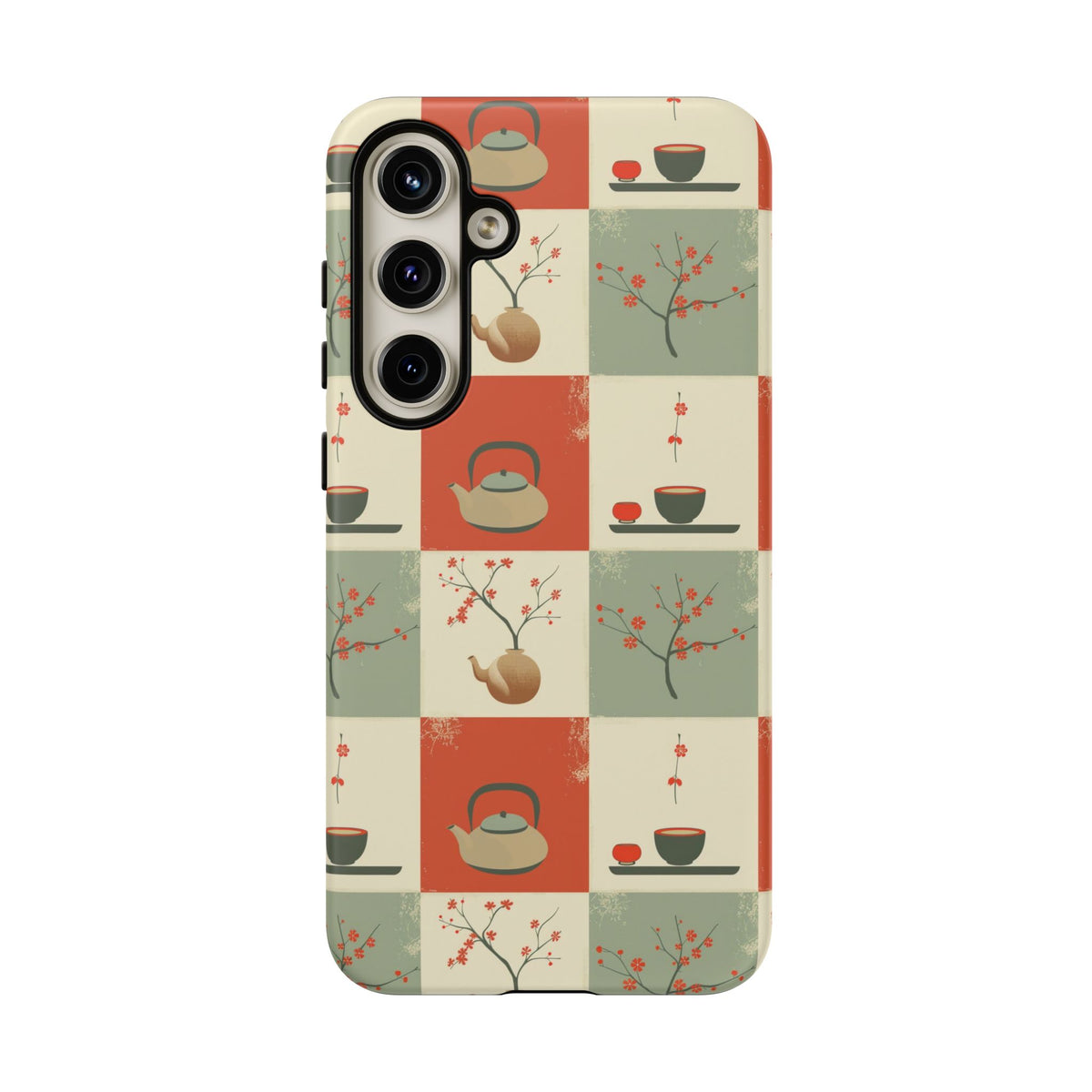 Japanese Pattern Phone Case – Elegant & Timeless Design for Your Phone 505