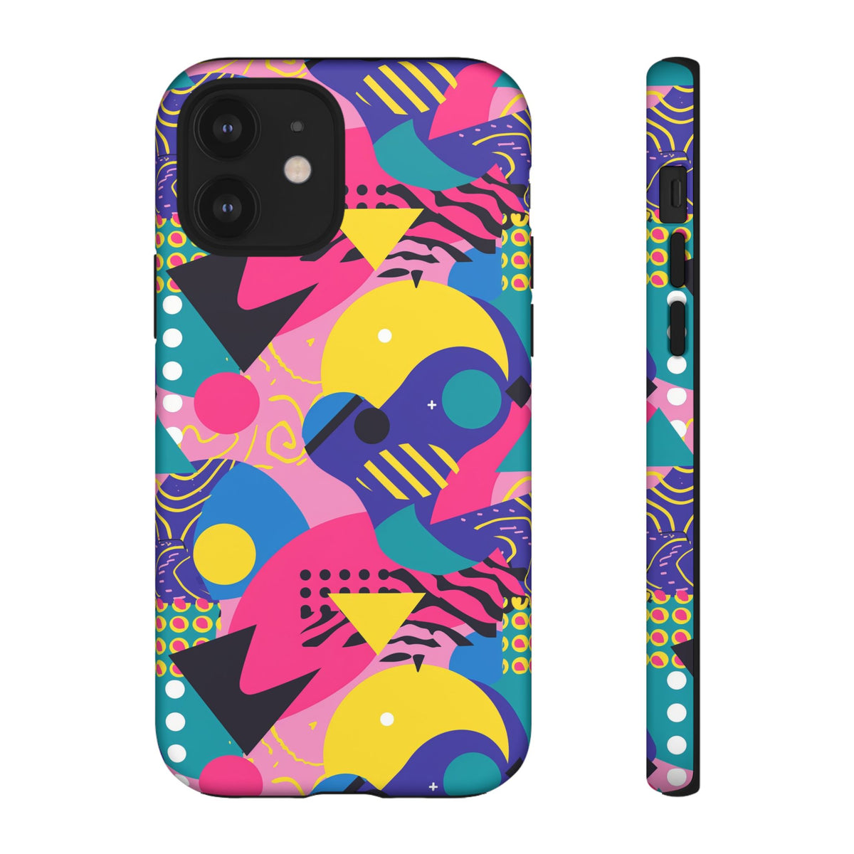 90s Themed Seamless Pattern Phone Case – Embrace Retro Style and Protection 283