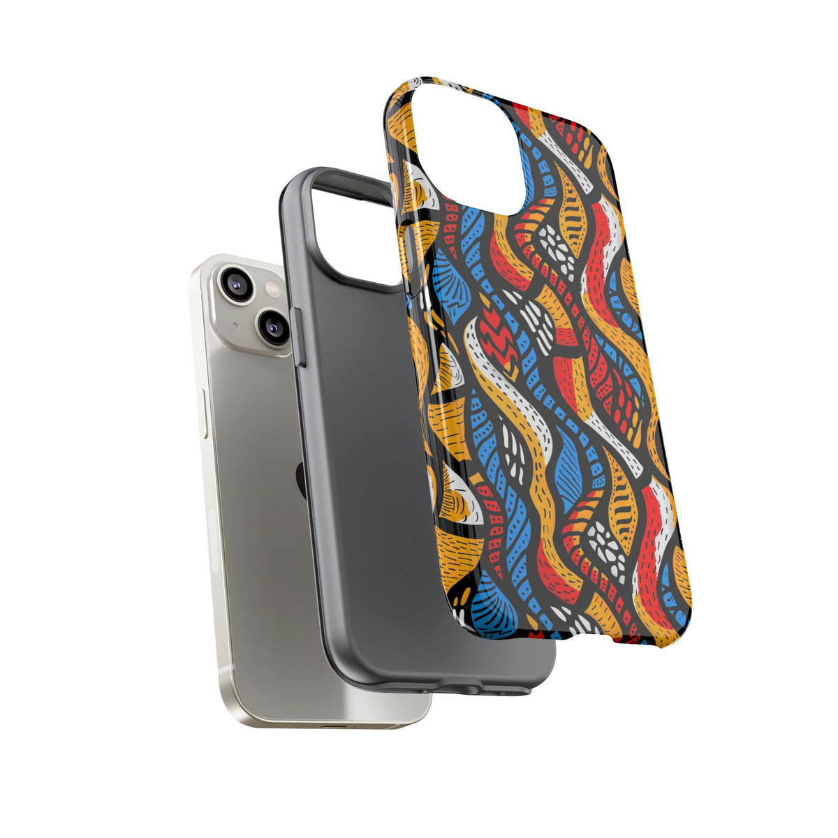 Stylish African Pattern Phone Case – Unique and Vibrant Protection 155