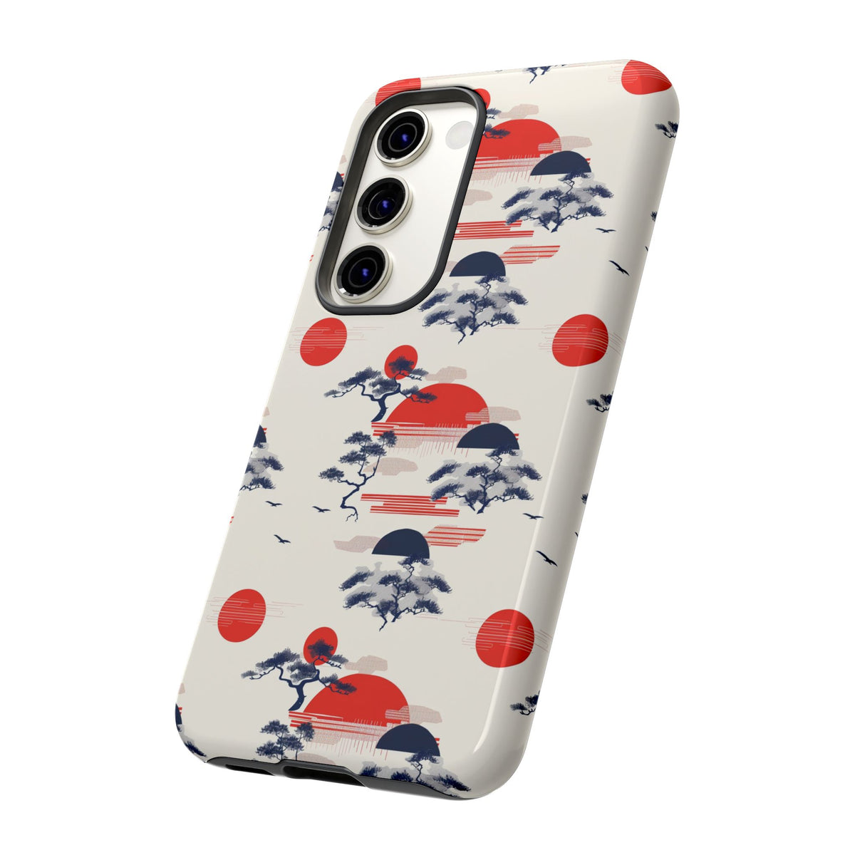 Japanese Pattern Phone Case – Elegant & Timeless Design for Your Phone 047