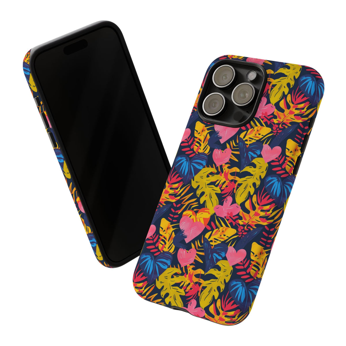 Heart Pattern Phone Case – Stylish & Loving Design for Your Device 360