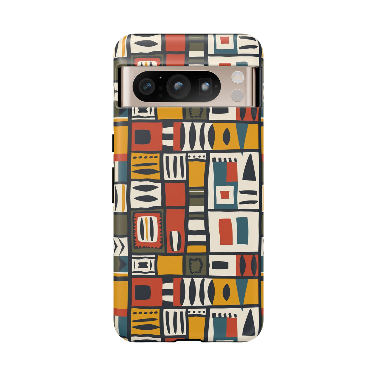 Stylish African Pattern Phone Case – Unique and Vibrant Protection 013