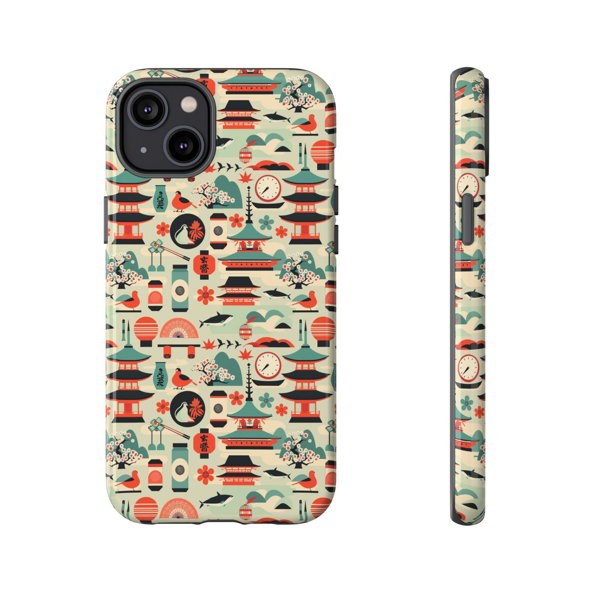 Japanese Pattern Phone Case – Elegant & Timeless Design for Your Phone 105