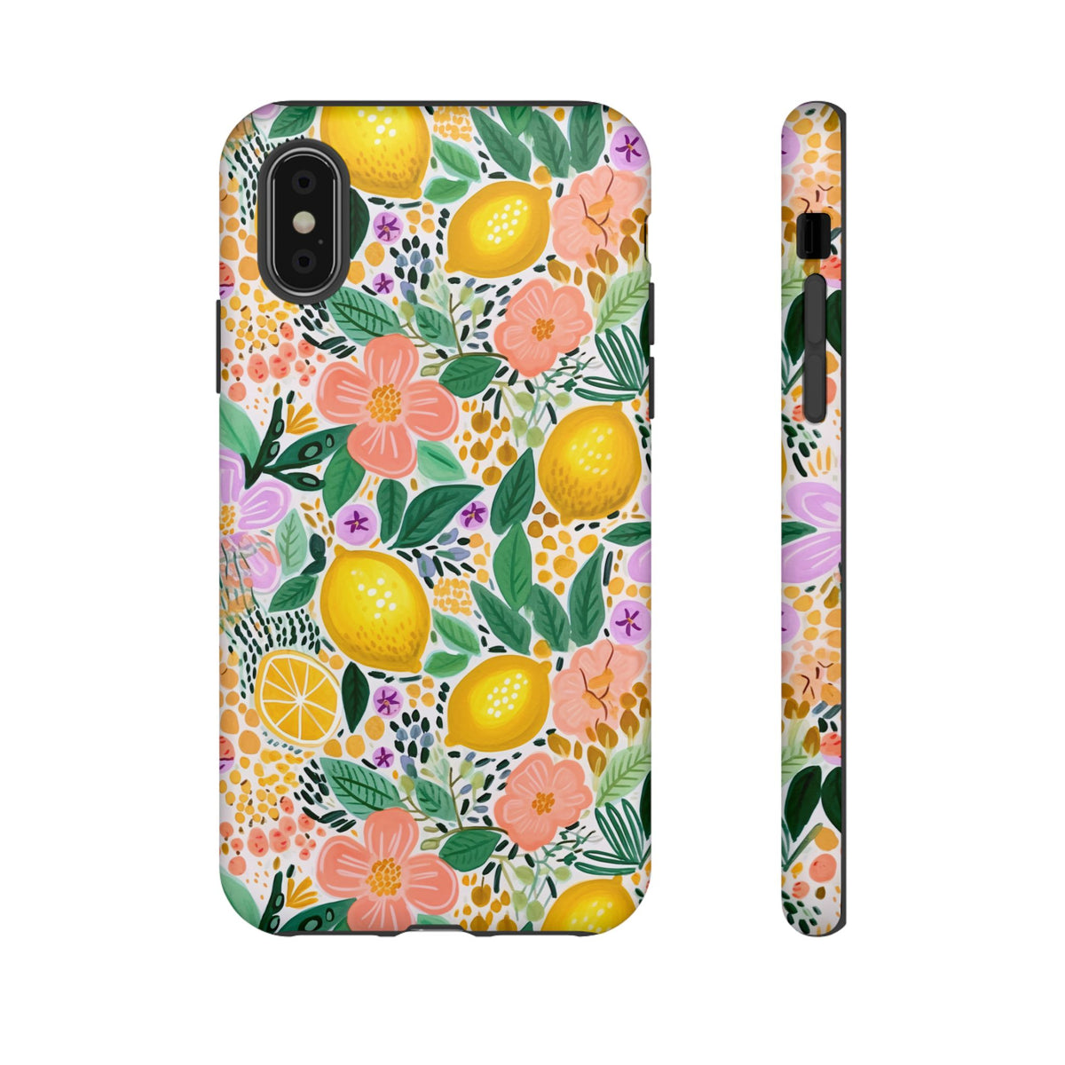 Cute Summer Lemons Phone Case – Refreshing Citrus Design for Your Phone