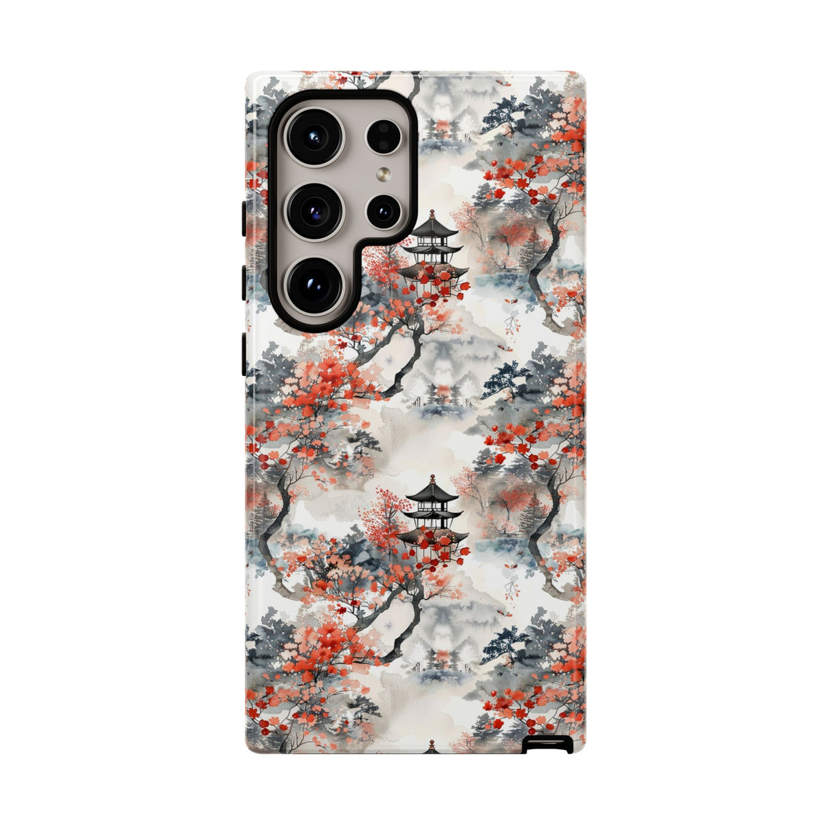 Japanese Pattern Phone Case – Elegant & Timeless Design for Your Phone 096