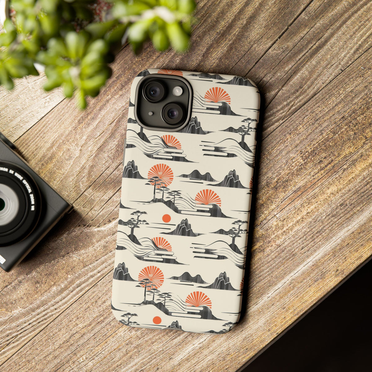 Japanese Pattern Phone Case – Elegant & Timeless Design for Your Phone 022