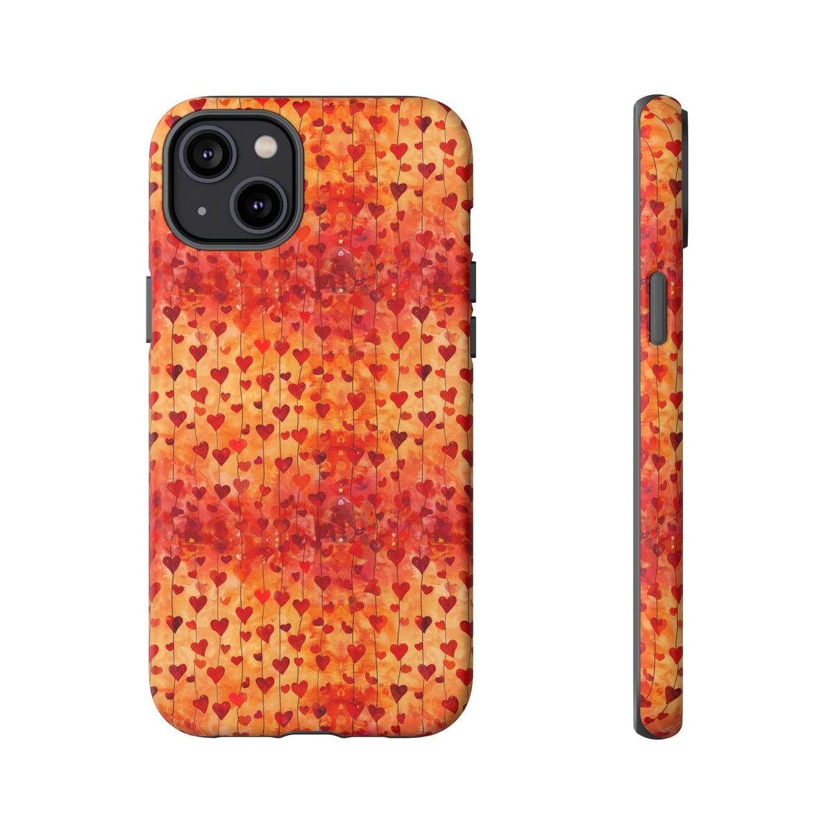 Heart Pattern Phone Case – Stylish & Loving Design for Your Device 827