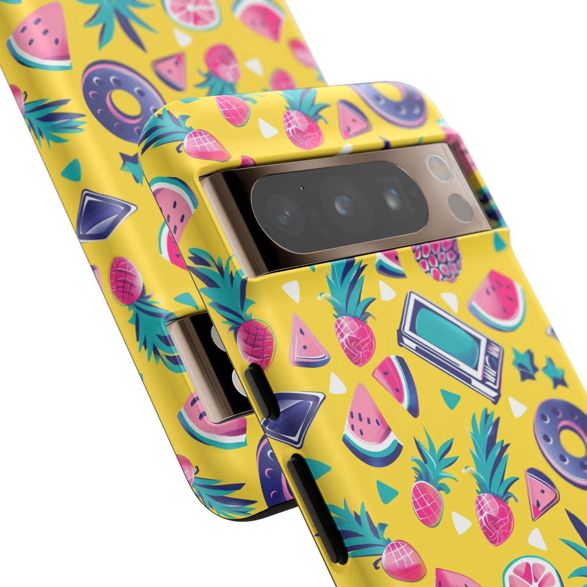 90s Themed Seamless Pattern Phone Case – Embrace Retro Style and Protection 255