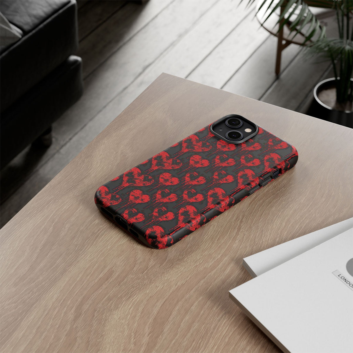 Heart Pattern Phone Case – Stylish & Loving Design for Your Device 367