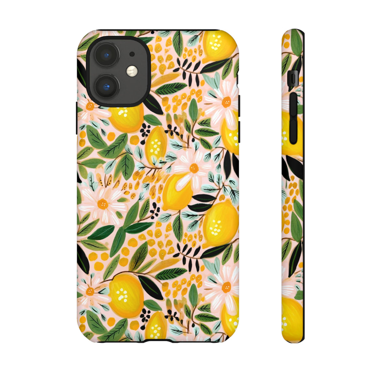 Cute Summer Lemons Phone Case – Refreshing Citrus Design for Your Phone 2