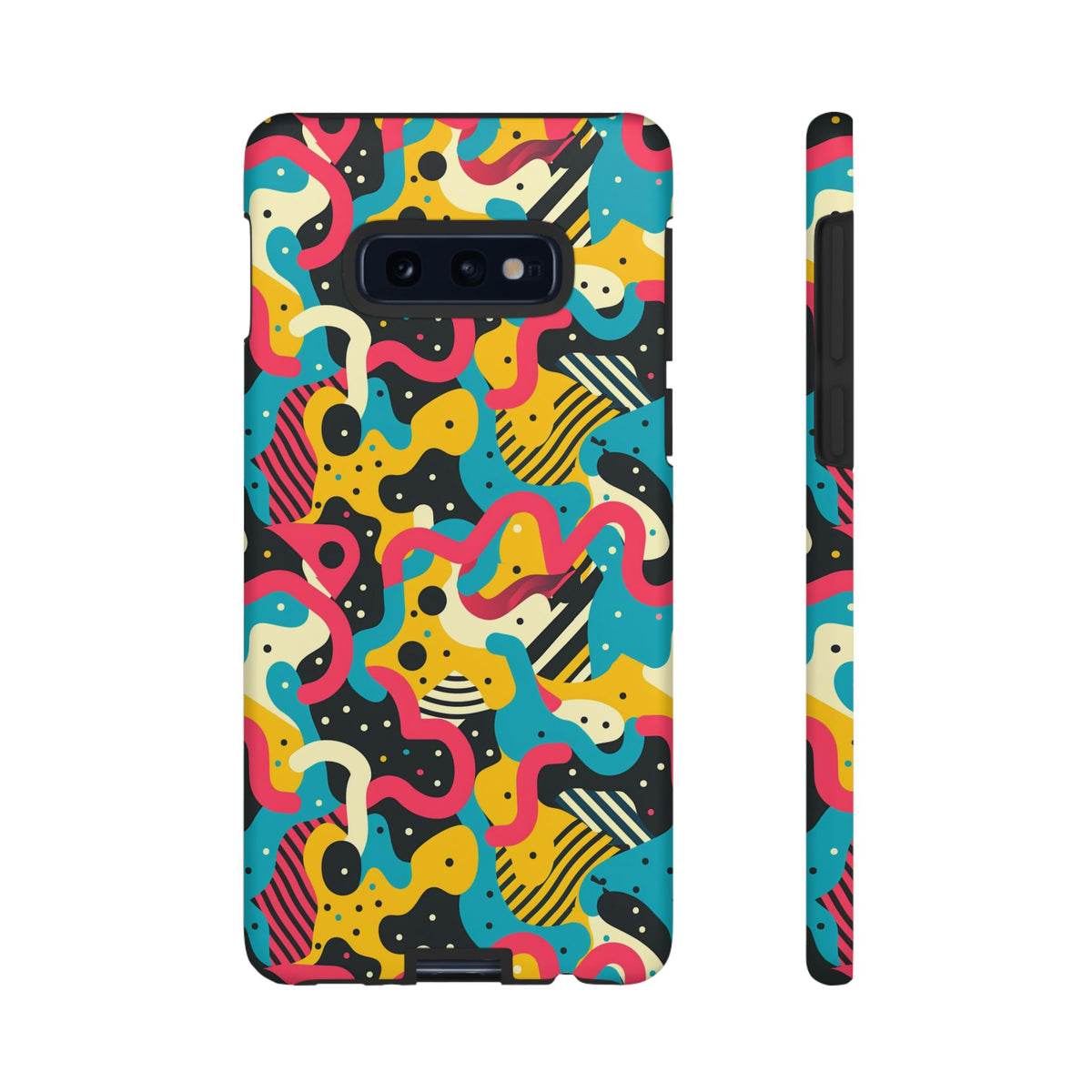 90s Themed Seamless Pattern Phone Case – Embrace Retro Style and Protection 238