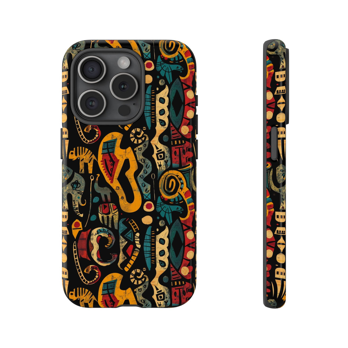 Stylish African Pattern Phone Case – Unique and Vibrant Protection 153