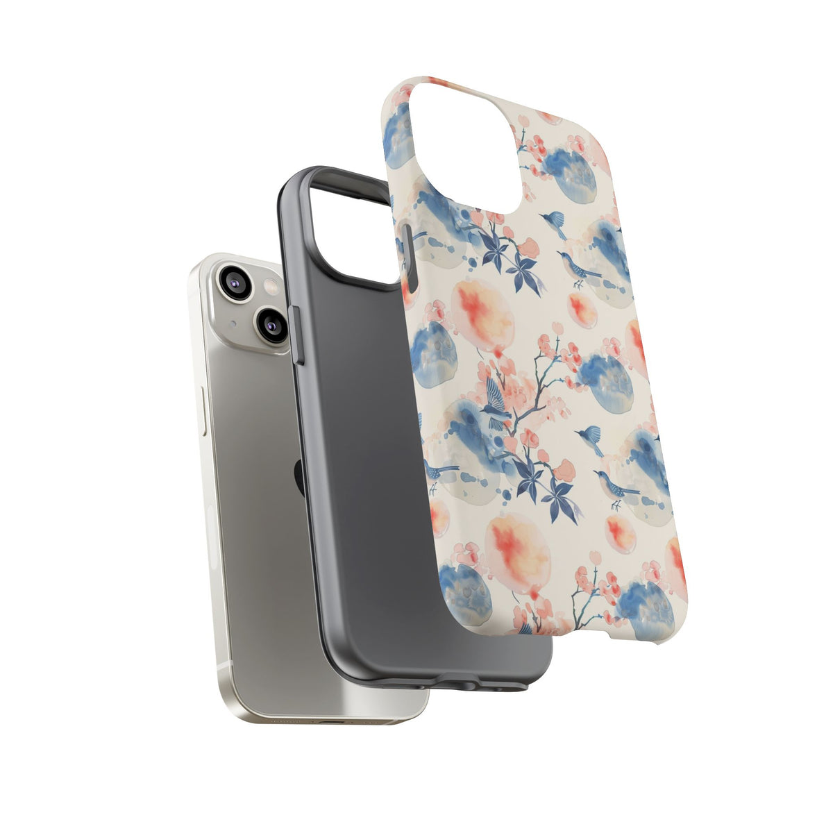 Japanese Pattern Phone Case – Elegant & Timeless Design for Your Phone 083