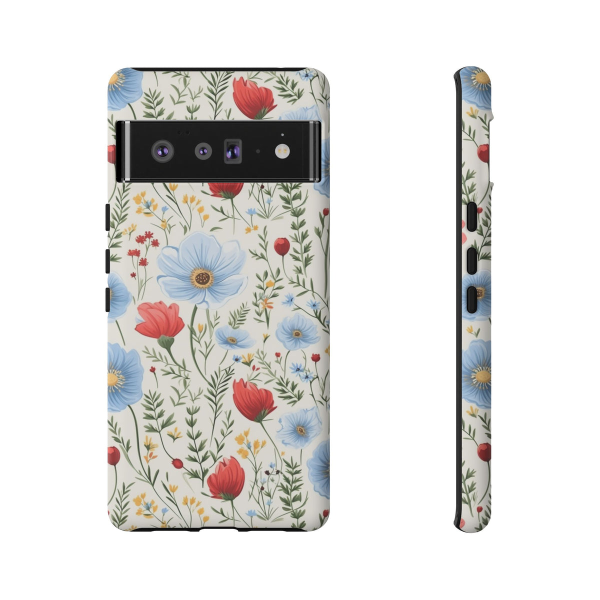 Wildflower Design Phone Case – Beautiful Nature-Inspired Floral Pattern