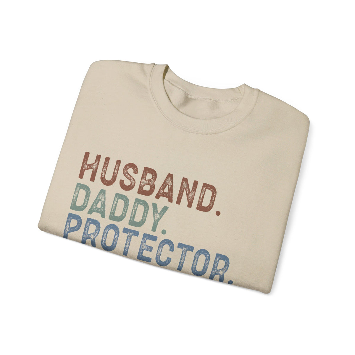 Husband Daddy Protector Unisex Crewneck Sweatshirt