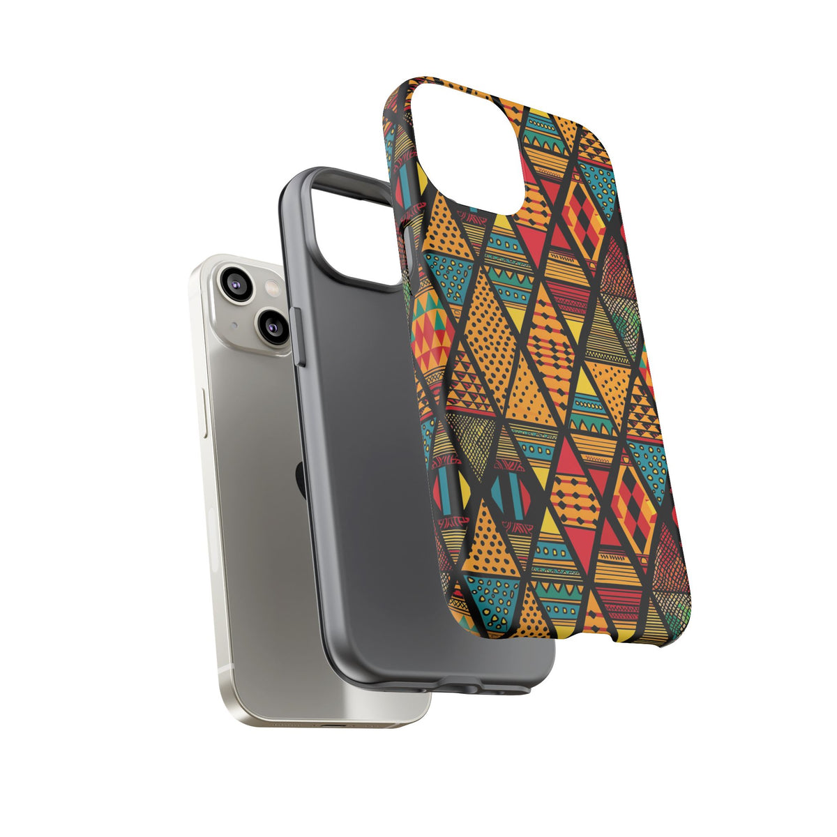 Stylish African Pattern Phone Case – Unique and Vibrant Protection 178