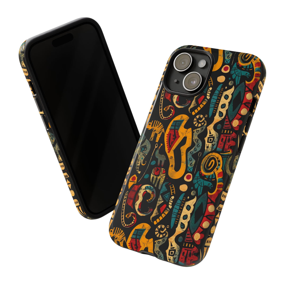 Stylish African Pattern Phone Case – Unique and Vibrant Protection 153