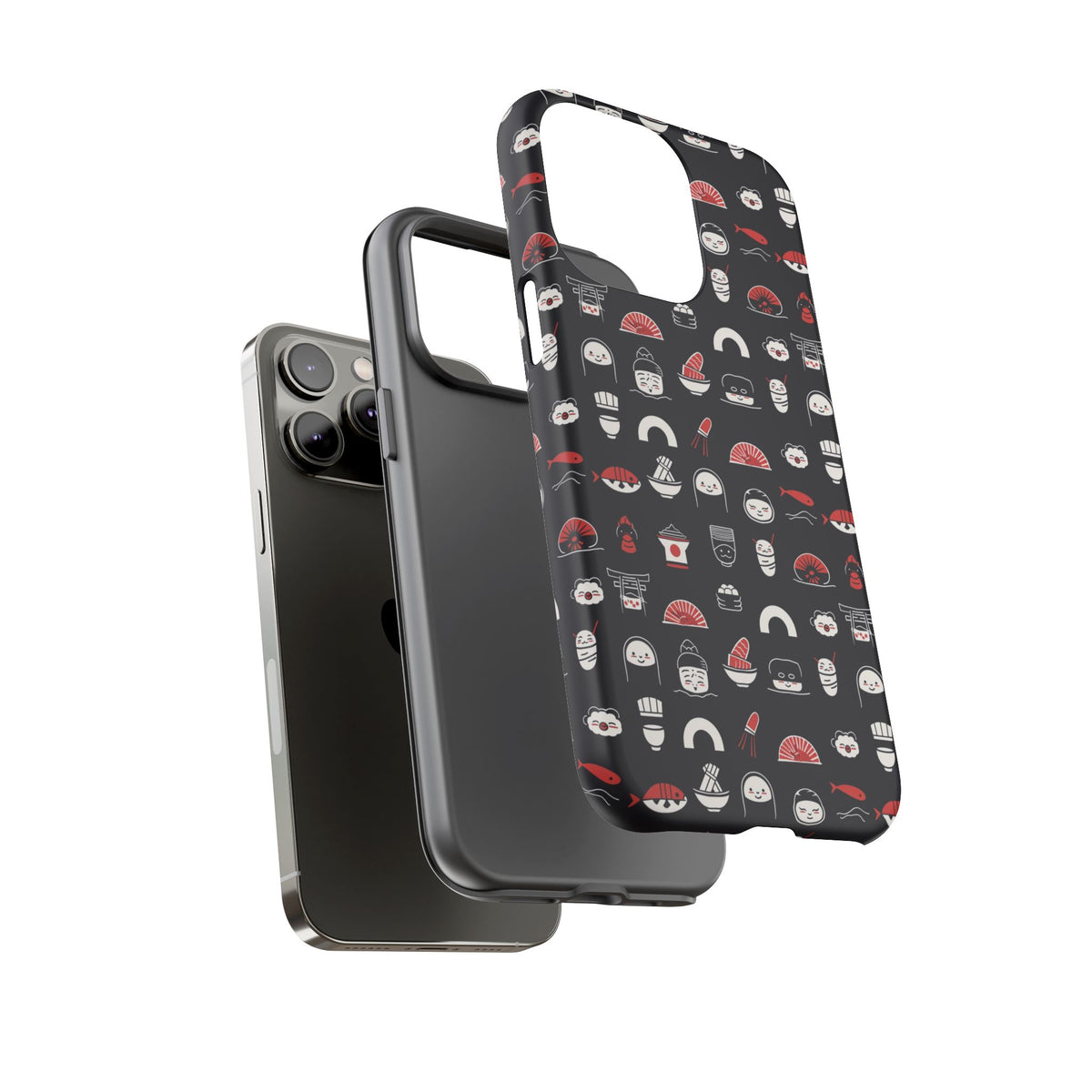 Japanese Pattern Phone Case – Elegant & Timeless Design for Your Phone 456