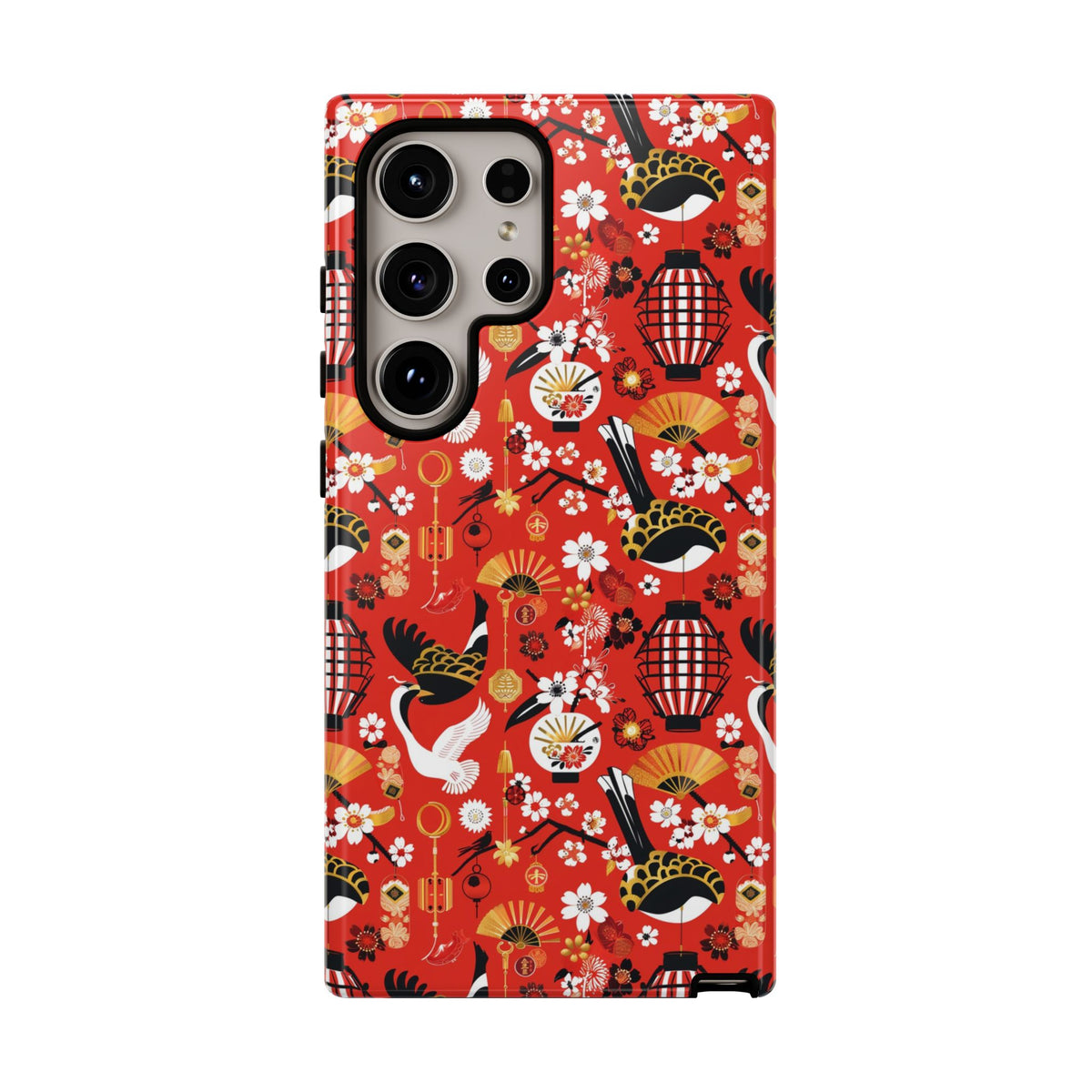 Japanese Pattern Phone Case – Elegant & Timeless Design for Your Phone 056