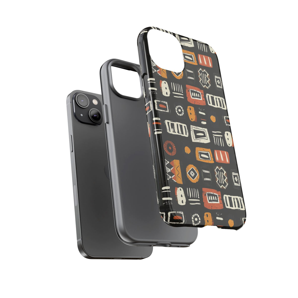 Stylish African Pattern Phone Case – Unique and Vibrant Protection 198