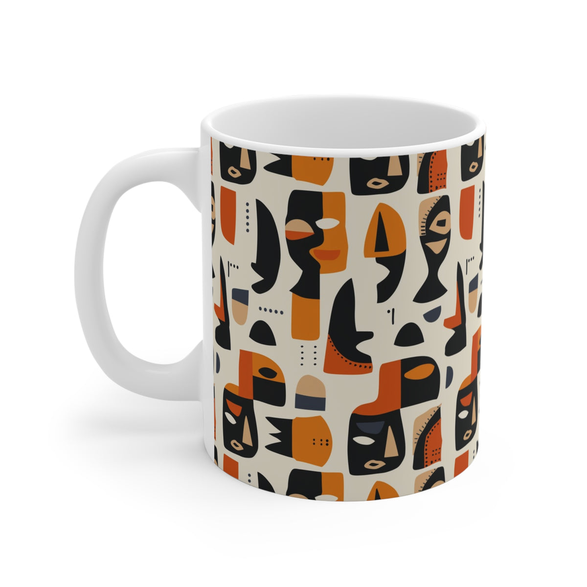 All-Over African Pattern Coffee Mug 648