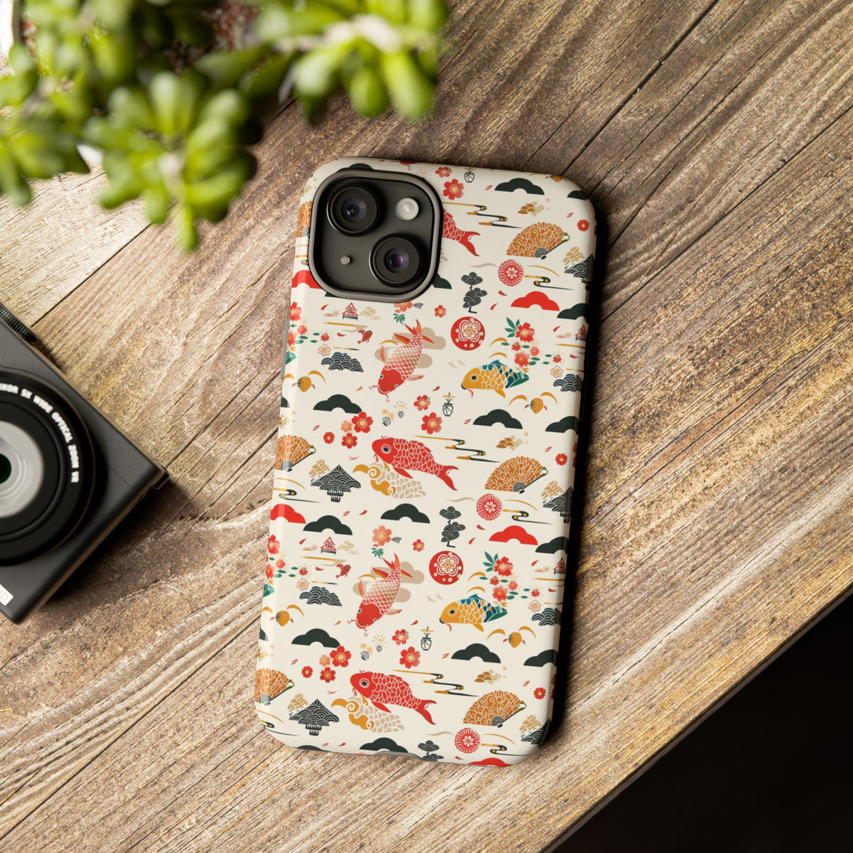 Japanese Pattern Phone Case – Elegant & Timeless Design for Your Phone 154