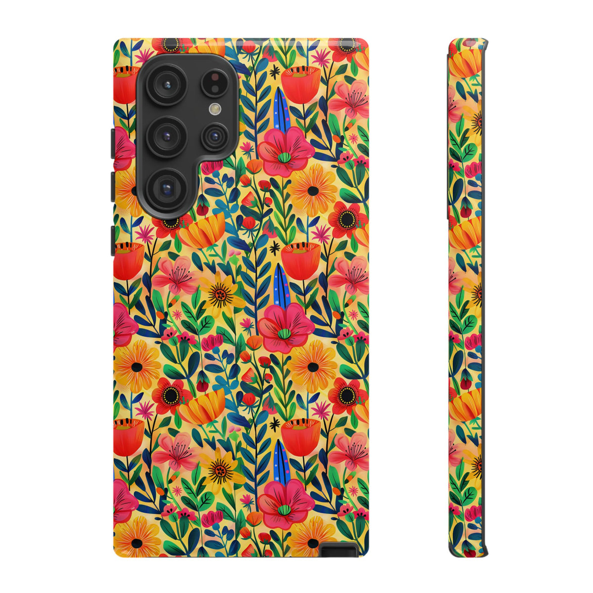 Frida Kahlo's Flower Phone Case – Artistic Elegance for Your Phone 7